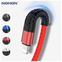 ราคา สายเกมส์ต้องดู NOHON สายชาร์จ ของแท้100% 2.4 A สายชาร์จ Fast Charge ใช้สำหรับ IPHONE สายเร็ว iphone สายชาท ชาต ชาจ (3652020152)