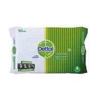 ราคา ผ้าเช็ดทำความสะอาดผิว DETTOL บรรจุ 50 แผ่น (25513227828)