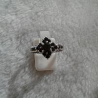 ราคา แหวนเงินแท้ 92.5 หัวนิลดำ (387704665)