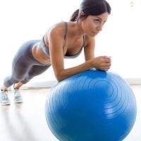 ราคา ลูกบอลโยคะออกกำลังกาย Yoga Ball ขนาด 65cm เล่นง่าย กระชับหุ่น เพิ่มการทรงตัว (17685419452)