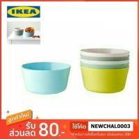 ราคา IKEA ชามพลาสติก 6 ชิ้น เข้าไมโครเวฟได้ (1560662145)