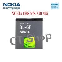 ราคา Original BL-6F แบตเตอรี่โทรศัพท์สำหรับ Nokia 6788 N78 N79 N95 BL6F 1200mAh งานแท้ (26211788994)