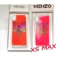 ราคา KENZO iPhone XS max ลูกเล่นกลิตเตอร์และน้ำไหลวนในกรอบเคสไอโฟน case iphone เคนโซ่ งานแท้ เคสมือถือไอโฟน (20536646532)