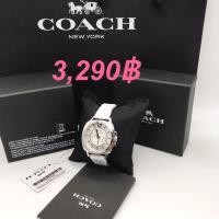 ราคา นาฬิกา Coach Watch Boyfriend หน้าปัด 36 mm. สายซิลิโคน ปั๊มลาย C นูน อุปกรณ์ครบ พร้อมกล่อง สวยมากกก (26176711530)