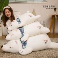 ราคา พุดดิ้งหมีขั้วโลก, ตุ๊กตาหมีขั้วโลก, หมีขั้วโลกน่ารัก, หมีตุ๊กตา, หมอนหมีสีขาวขนาดใหญ่, หมอนยาว, หมอน, ให้ของขวัญแฟน, ของขวัญวันเกิด, ของขวัญแลกเปลี่ยน (18876562700)