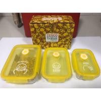 ราคา กล่องแก้ว B-Duck setละ 3 ใบ*เข้าไมโครเวฟได้❤️เลือก Set A B C (1473976892)