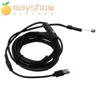 ราคา Mayshow Borescope การตรวจสอบ, 3.5M 6 ไฟ LED กล้องเอนโดสโคป, สายกึ่งแข็ง 5.5 มม. กล้องงู โทรศัพท์ Android (24982793281)