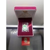 ราคา หลวงพ่อโสธร แท้%พิมพ์เสมา เนื้อเงิน ลงยาเขียว รุ่นโสธร 2560 ตำรวจ ๘ ริ้ว ขนาดสูง 3 เซ็น ปี2560 พร้อมกล่องเดิม (20394598410)