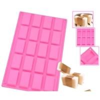 ราคา แม่พิมพ์สบู่ ซิลิโคน แม่พิมพ์สบู่ 20 ช่อง 20กรัม สี่เหลี่ยมผืนผ้า ขนาด1ช่อง : 5.6* 3.2* 1.5cm ใช้ทำบล็อก ขนม ทำสบู่ (11329236964)
