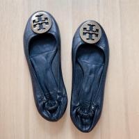 ราคา Tory Burch : Leather Ballet Flat (Size 38) (23678215240)
