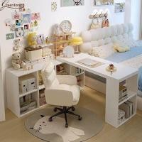 ราคา Greenforst โต๊ะคอมพิวเตอร์ โต๊ะทำงาน โต๊ะทำงานเข้ามุมรูปตัว L โต๊ะเคลื่อนย้ายได้ รุ่น 2340 (27669811937)