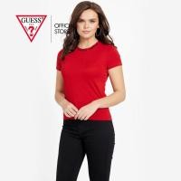 ราคา GUESS เสื้อยืดผู้หญิง ทรงรัดรูป รุ่น QBOP13K44E0 สีแดง (24861565529)