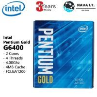 ราคา ⚡️กรุงเทพฯด่วน1ชั่วโมง⚡️ INTEL 1200 PENTIUM GOLD G6400 CPU (ซีพียู) 4.0 GHZ WARRANTY 3 - Y (5655697737)