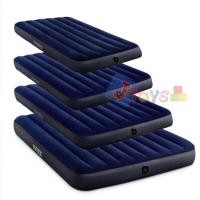 ราคา Intex 64755 ที่นอนเป่าลม ขนาด 2 3 4 5 6 ฟุต เตียงเป่าลม ที่นอนลม ที่นอนแคมป์ปิ้ง สีน้ําเงิน (29114716060)
