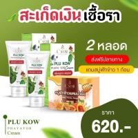 ราคา ครีมพลูคาว พญายอ 2 หลอด ขนาด 40 มล. ฟรี!!! สบู่ฟักข้าว 1 ก้อน (7048406116)