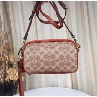 ราคา งาน shop พร้อมส่งมาแล้วค่าาาา COACH SADIE CROSSBODY CLUTCH IN COLORBLOCK SIGNATURE CANVAS ✨ (4516271444)