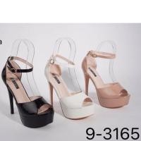 ราคา รองเท้าส้นสูง 5.5 นิ้ว เสริมหน้า 2 นิ้ว คาดสายเดี่ยว ใส่แล้วเท้าเรียว ปิดหลังเท้า รัดข้อ (28600099877)