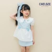 ราคา Chelsee กระโปรงสั้น เด็กผู้หญิง รุ่น 238096 แต่งกระเป๋าหน้า ผ้า Woven 100%Cotton อายุ 1.5-10 ปี กระโปรงเด็ก (25186753597)