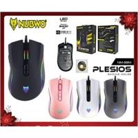 ราคา เมาส์เกมมิ่งมาโคร NM-89M NUBWO PLESIOS USB Mouse Macro ของแท้ (4547954180)