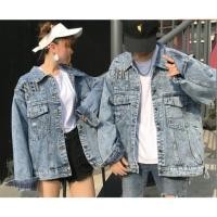 ราคา (Unisex) Denim Jacket เสื้อแจ็คเก็ตยีนส์ชาย/หญิง / แจ็คเกต / เสื้อคู่ / ยีนส์ / เสื้อยีนส์ (1628050181)