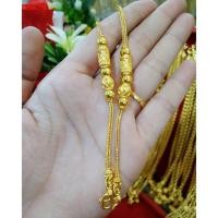 ราคา สร้อยคอหุ้มทองคำแท้ 5 ไมครอน (2286355300)