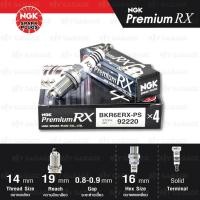 ราคา NGK หัวเทียน Premium RX ขั้ว Ruthenium [ BKR6ERX-PS ] ใช้อัพเกรด BKR6E / BKR6ES / BKR6EIX - Made in Japan (4140521348)