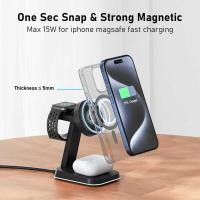 ราคา ❥ Magnetic Wireless Charger บรรยากาศไฟสําหรับ Iphone 15 14 13 12 Pro/Pro Max/ (28773084532)