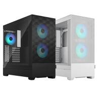 ราคา Case Fractal Design POP AIR RGB Black/White TG Clear Tint ATX Mid-Tower (19925020406)