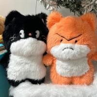ราคา ตุ๊กตา Black Cat / Fox ตุ๊กตาน่ารัก แมวดำตาโต และ จิ้งจอกหน้าโกรธ ของตกตแ่ง Nordic Style gift doll (29911617356)