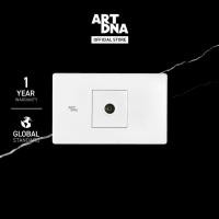 ราคา ART DNA รุ่น C3 TV Socket Size M สีขาว design switch สวิตซ์ไฟโมเดิร์น สวิตซ์ไฟสวยๆ ปลั๊กไฟสวยๆ (4234482682)