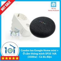 ราคา Combo Google Home Mini Speaker + Sp3s 3500w smart socket พร้อมการวัดพลังงาน - รองรับ Google Assistant, IFTTT, Home Assistant (29800044913)