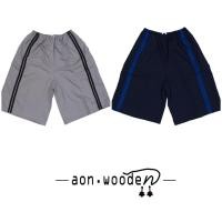 ราคา กางเกงขาสั้น คนแก่ เอวยางยืด ใส่อยู่บ้าน แฟชั่น ผู้ชาย มีกระเป๋า 2 ข้าง แบบไม่มีซิป กางเกงมีแถบคาด มีเส้นคาด 2 เส้น (11878599728)