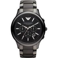 ราคา พร้อมสต็อก ！Emporio Armani Ceramica Chronograph Black Dial Black นาฬิกาข้อมือผู้ชาย รุ่น AR1452 AR1451 (29624616221)