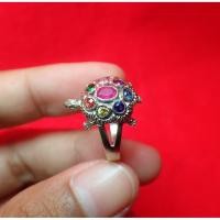 ราคา 616 แหวนพลอย ..นพเก้า ทรงเต่า (709927034)