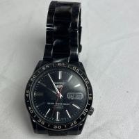 ราคา SEIKO Seiko 5 automatic winding jet black men's watch popular watch waterproof calendar (date and d (24083231022)