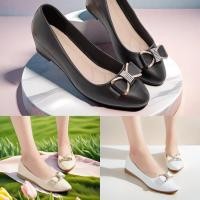 ราคา รองเท้าคัทชูแฟชั่นเกาหลี สีขาว ผ้าตาข่ายระบายอากาศ (25589042575)