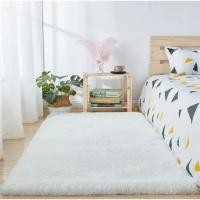 ราคา พรม พรมปูพื้น พรมตกแต่งห้อง 140x200 cm พรมขนแกะ พรมขนนุ่มฟูฟู (20084325597)