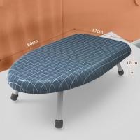 ราคา โต๊ะรีดผ้า โต๊ะรีดผ้าแบบนั่ง ขายู ลายจุด สีเทา สำหรับรีดแขนเสื้อ (27205520147)