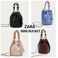 ราคา Zara บักเก็ต ขนาดเล็ก นําเข้า ของแท้ 100% (11162813540)