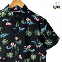 ราคา เสื้อฮาวายมือสอง Size XS (อก 38") แบรนด์ Denim&Flower เสื้อฮาวายหุ่นหมี (26972561534)