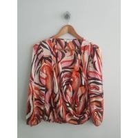 ราคา เสื้อลำลองผ้าซาตินทรงป้าย Miley+Molly S เอวจั๊ม 40/21 (26177023781)