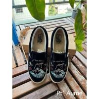 ราคา Vans Slip On Souvenir Skull Skater มือ ✌ (27623706234)
