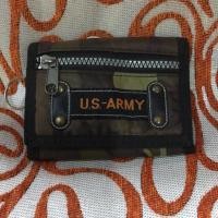 ราคา มีตำหนิ กระเป๋าสตางค์ผ้าผู้ชาย ลายพราง แนวสปอร์ต 3พับ แบรนด์ ^^U.S.-ARMY ^^ #มือ2 (2120548123)