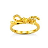 ราคา Jewellista แหวนเกลี้ยงเงินแท้ 925 รุ่น Bow เงินแท้ ประดับพลอย CZ (26354440500)