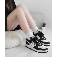 ราคา ของแท้ 100%Nile Air Force1 NIKE AF1 Low White/Black รองเท้าผ้าใบ Unisex Sports Sneakers (26807816362)