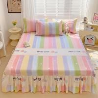 ราคา ผ้าปูที่นอนพิมพ์ลายสีรุ้ง มี 20 รุ่น ผ้าปูที่นอนแบบกระโปรงอัดพลีท เป็นมิตรกับผิว 3.5 ฟุต 5 ฟุต 6 ฟุต 6.5 ฟุต ผ้าปูเตียง ผ้าปูนอน ปลอกหมอน (23664679671)