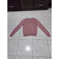 ราคา เสื้อคลุมคาร์ดิแกน สี ชมพูกลีบบัว ยี่ห้อ HANG TEN (9415392368)
