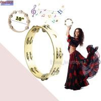 ราคา แทมมารีน ไม้ 10นิ้ว เคลือบกันน้ำ แทมบูรินไม้อย่างดี Tambourine แทมโบริน แทมโบรีนไม้ แทมบูรีน 10 นิ้ว แทมบูรีนไม้ (21774480805)
