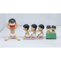 ราคา ของสะสมอนิเมะ แฝด 6 โอโซมัตซึ ซัง Osomatsu-san Noodle Stopper Figure Bathing Model Doll shower set 6 piece (24153184988)