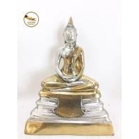 ราคา หลวงพ่อโสธร พระพุทธโสธร พระโสธร โสธร เนื้อทองเหลือง ทำผิวสองกษัตริย์ หน้าตัก 5" (7478473463)